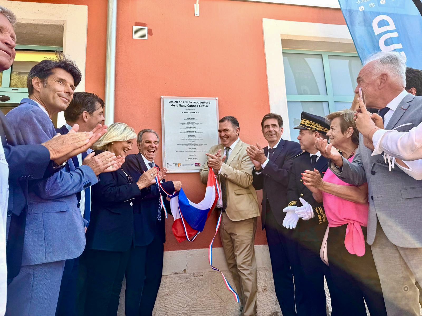 Célébration des 20 ans de la réouverture de la ligne Cannes-Grasse